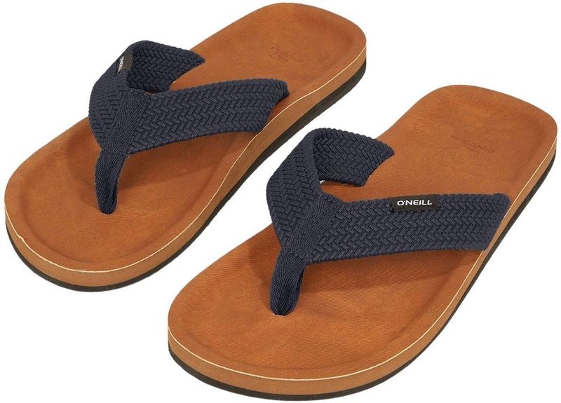 Chad - Teenslippers - Zwart - Rubber - Voorgevormd Voetbed