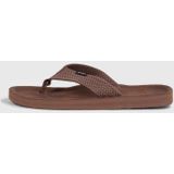 Chad - Teenslippers - Zwart - Rubber - Voorgevormd Voetbed