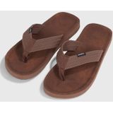 Chad - Teenslippers - Zwart - Rubber - Voorgevormd Voetbed