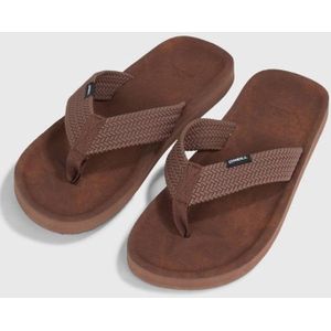 Chad - Teenslippers - Zwart - Rubber - Voorgevormd Voetbed