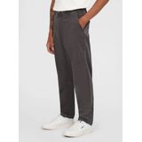 Essentials - Chino Broek - Groen - Katoen Elastaan