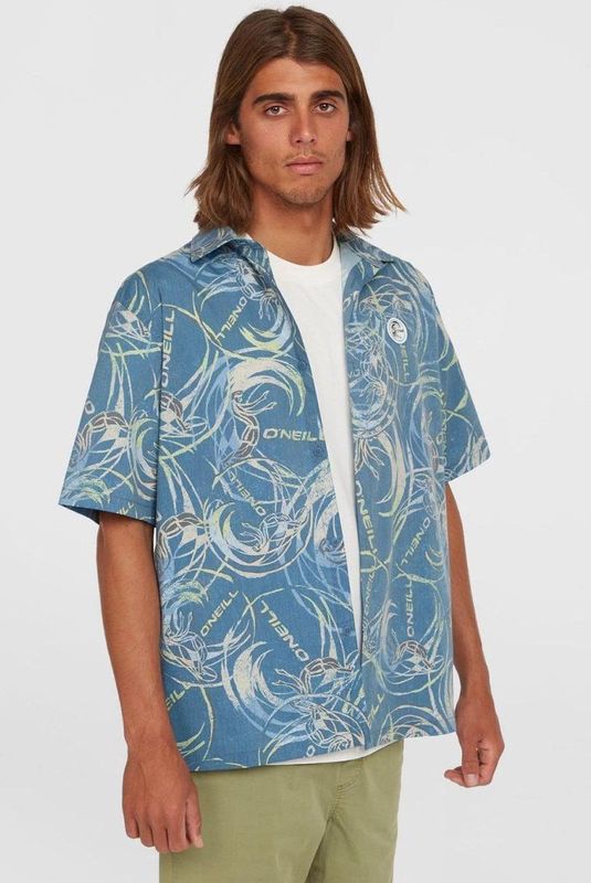 O'Neill - O'riginals - Korte Mouwen Shirt - Blauw - UPF 50+