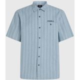 O'Neill - Jacquard Stripe Shirt - Heren - Blauw - Katoen