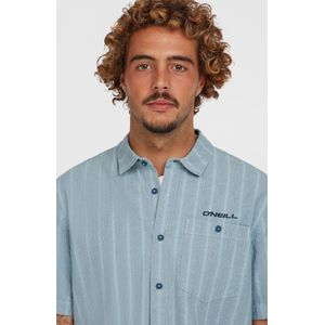 O'Neill - Jacquard Stripe Shirt - Heren - Blauw - Katoen