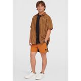 O'Neill Print Shirt - Heren - Oranje - Poplin-Katoen