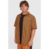 O'Neill Print Shirt - Heren - Oranje - Poplin-Katoen