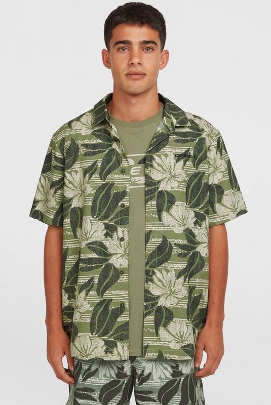 O'Neill - Print Shirt - Groen - Overhemd