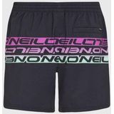 O'Neill - Cali Stripe 16 - Zwemshort - Zwart - 50% Gerecycled Polyester
