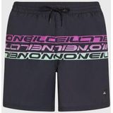 O'Neill - Cali Stripe 16 - Zwemshort - Zwart - 50% Gerecycled Polyester