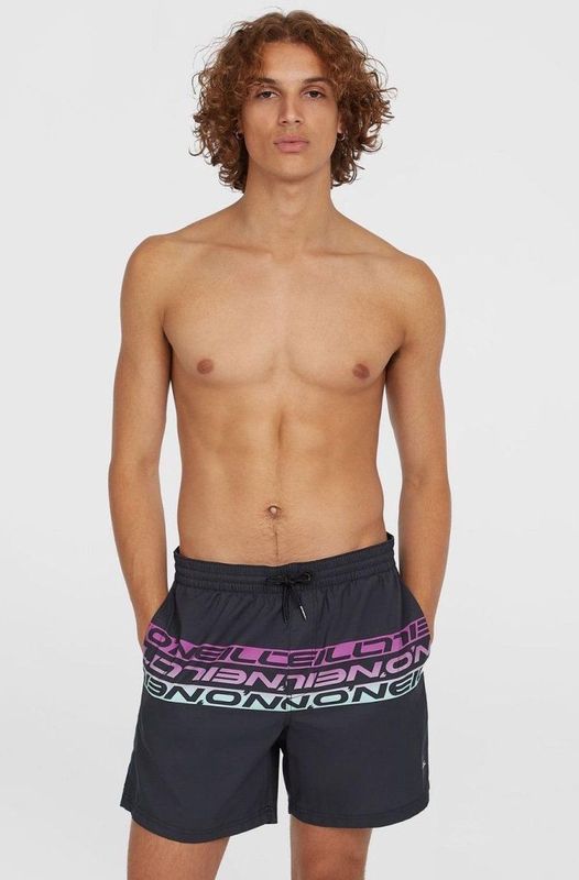 O'Neill - Cali Stripe 16 - Zwemshort - Zwart - 50% Gerecycled Polyester