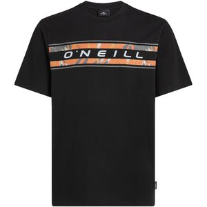 O'Neill - Front Graphic T-shirt - Zwart - Katoen