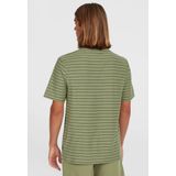 O'Neill - Yarn Stripe - T-shirt - Groen - Jerseymateriaal