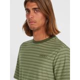 O'Neill - Yarn Stripe - T-shirt - Groen - Jerseymateriaal