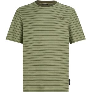 O'Neill - Yarn Stripe - T-shirt - Groen - Jerseymateriaal