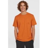 T-shirt - Slub Chest Pocket - Zacht Jersey - Regular Fit - Met Borstzak