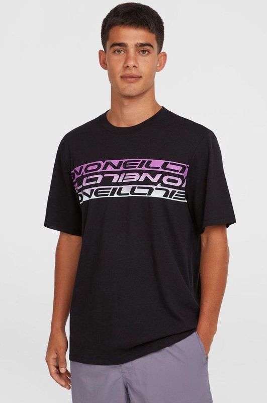 O´neill - Stripe T-shirt - Katoen - Met Korte Mouwen