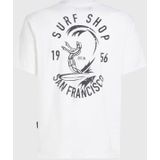 O'Neill - O'riginals Surf Shop - T-shirt - Wit - 100% Katoen