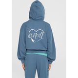 O'Neill - Script Falf-zip Hoodie - Meisjes - Blauw - Katoen
