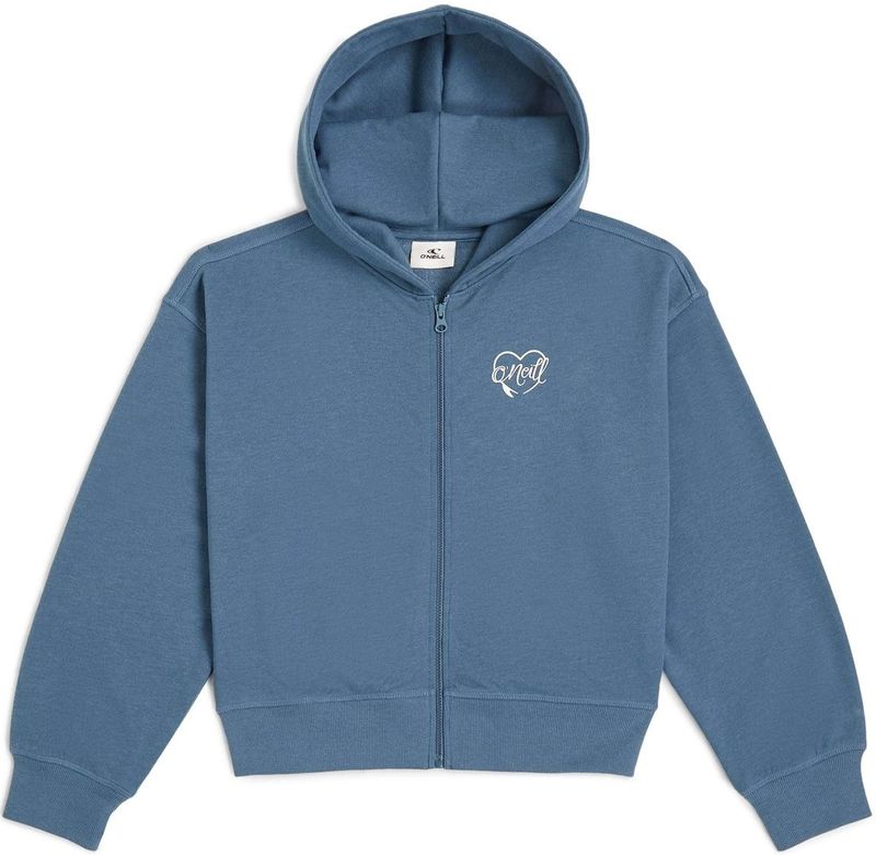 O'Neill - Script Falf-zip Hoodie - Meisjes - Blauw - Katoen