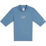 Essentials - Short-Sleeve Skin - Blauw - Gerecycled Polyamide/Elastaan - UPF 50+ Bescherming