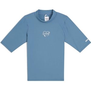 Essentials - Short-Sleeve Skin - Blauw - Gerecycled Polyamide/Elastaan - UPF 50+ Bescherming