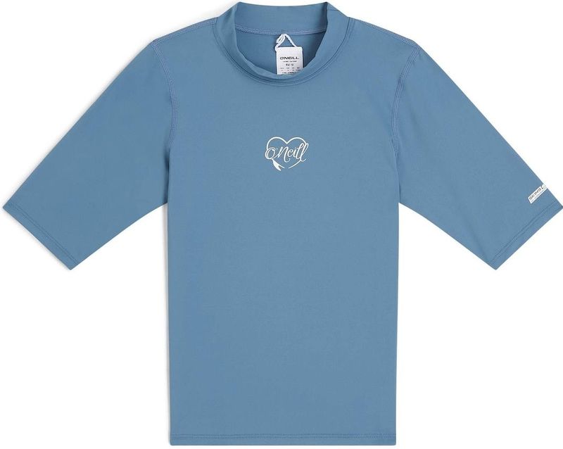 Essentials - Short-Sleeve Skin - Blauw - Gerecycled Polyamide/Elastaan - UPF 50+ Bescherming