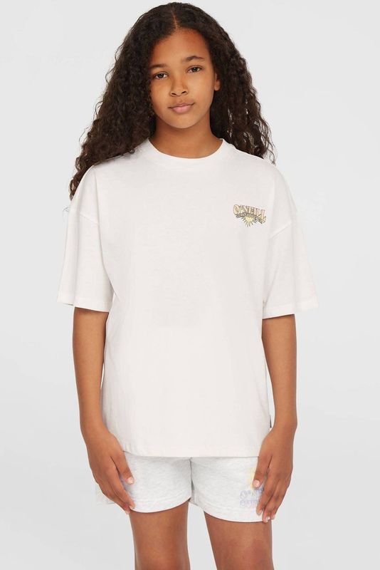 O´neill - Back Print T-shirt - Korte Mouwen - Zwart - 100% Katoen