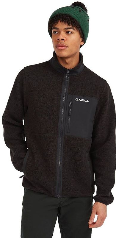 O'Neill - Must-have High Pile Fleece - Zwart - Met Volledige Rits