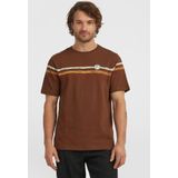O'Neill - O'Riginals Stripe - T-shirt - Bruin
