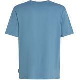 O'Neill - Chest-Print - T-shirt - Blauw - 100% Katoen