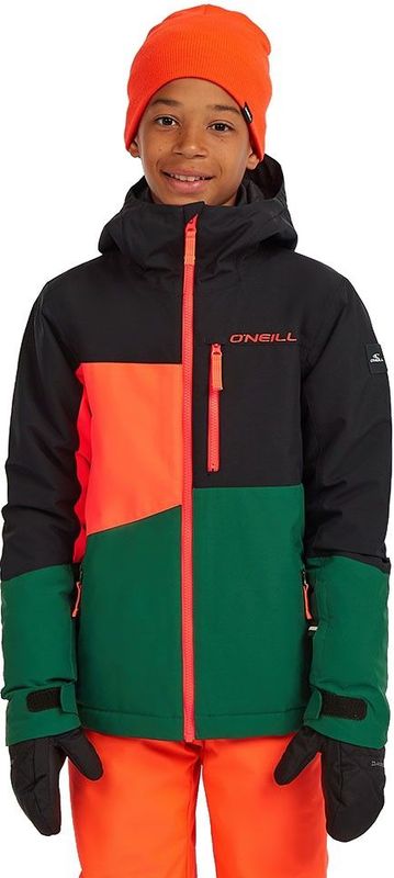O'Neill - FWC'Cruz Triple - Ski-jas - Zwart/Oranje/Groen