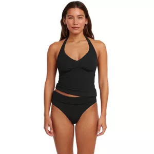 Tankini à bonnets souples, imprimé marbre violet Ulla Popken | La Redoute