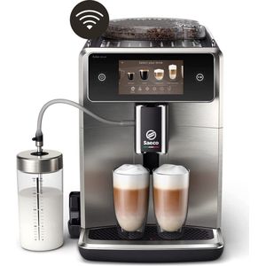 Philips Saeco Xelsis Deluxe SM8785/00 - Espressomachine - 22 Soorten Warme Drankjes - Zwart / Zilver - + AquaClean Filter