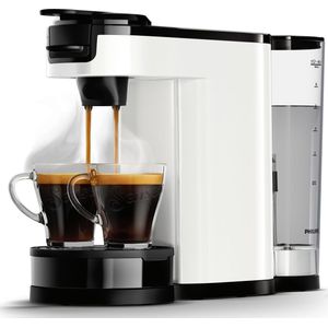 Philips SENSEO SCHAKELAAR MET HD6592/04 - Koffiezetapparaat met cupjes - Wit - Zilver - Zwart