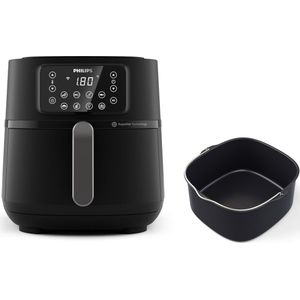 Philips Fritteuse, 2000 W, Rapid Air Technologie, 7,2 Liter Fassungsvermögen, NutriU-App