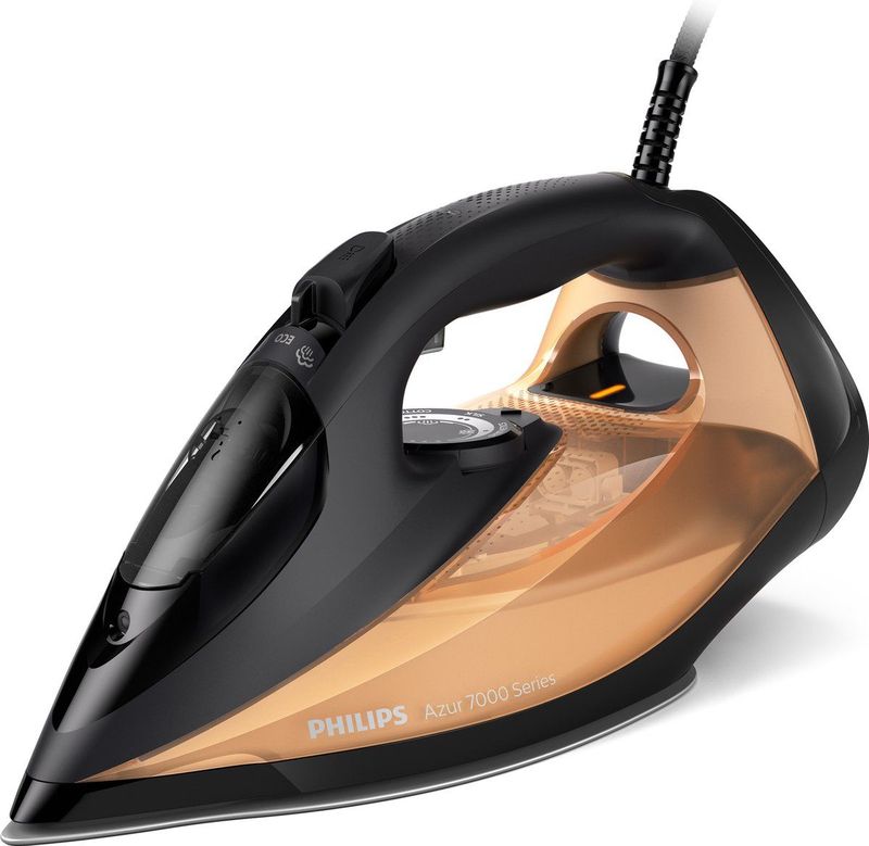 Philips DST7040/80 - Stoomstrijkijzer - Zwart / Goud - Zelfreinigend