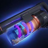 Philips Steelstofzuiger met Dweilfunctie XC7057/01 - Zuigmond met LED verlichting - Draadloos - Zonder Zak - Handstofzuigerfunctie - Alle Vloertypen - Lichtgewicht