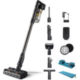 Philips Steelstofzuiger met Dweilfunctie XC7057/01 - Zuigmond met LED verlichting - Draadloos - Zonder Zak - Handstofzuigerfunctie - Alle Vloertypen - Lichtgewicht