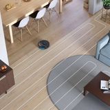 Philips HomeRun 3000 Aqua XU3000 - Staubsauger - Robotersteuerung - ohne Beutel - dunkel/beluga-metallic, Ladegerät inklusive
