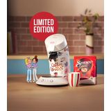 Philips Senseo Kaffeepadmaschine Original Plus CSA210/15, mit zwei Kaffee-Einstellungen, aus 28% rec. Plastik, inkl. 2 Blond Limited Edition Tassen