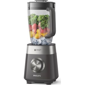 Philips Blender HR3020/20 - Krachtige 1000 Watt Motor – Veelzijdig Gebruik - Vaatwasserbestendig - 1.5l Kan - Grijs