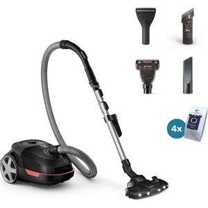 Philips 6000 Serie XD6142/12 Rucksack, 900 W, Behälterstaubsauger, Trocken, Staubbeutel, 4 L, HEPA, Mikro