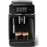 Philips Kaffeevollautomat "2200 Serie EP2220/10 Pannarello", für 2 Kaffeespezialitäten und anpassbarer Aromastärke, mattschwarz