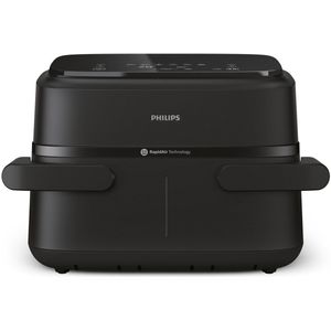 Philips 1000 Series Dual Basket Airfryer - NA150/00 - Dubbele Mand - Flexible Basket - 7.1L - Tot 5 Personen