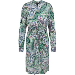 Elvira Collections - Casuals Wit Dessin Jurk - Midi - Dames