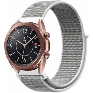 Strap-it Samsung Galaxy Watch 3 - 41mm nylon bandje (zeeschelp)