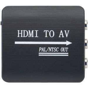 HDMI naar AV/RCA CVBS Adapter 1080P Video Converter HDMI2AV Adapter Converter