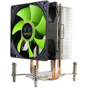 Lanshuo Cpu Cooler 2 Heatpipes Ultrastille Cooler Fan Cpu Radiator Voor Lga X79 X99 X299 (3Pin enkele Ventilator)