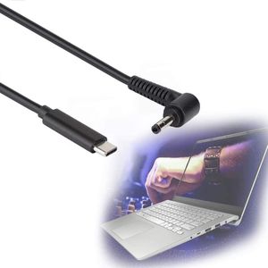 USB C to Lenovo 4.0x1.7mm Charge Cable tip Adapter Power Supply 45w 65w for Lenovo Flex 4 5 6 Series Flex 4 1470 1580 GX20K11838