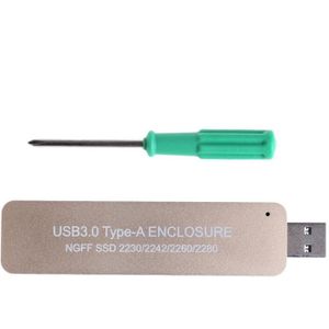 USB3.0 Alle Aluminium 2230/2280 Solid State Mobiele Harde Schijf Doos